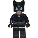 LEGO Catwoman con Dark Morado Trim y Lips Minifigura