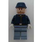 LEGO Cavalry Soldier Brown Eyebrows and stubble Lone Ranger Minifigure