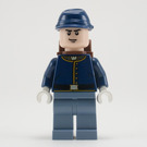 LEGO Cavalry Soldier avec Sac à dos et Noir Eyebrows Figurine