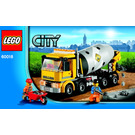 LEGO Cement Mixer Set 60018 Instructions
