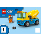 LEGO Cement Mixer Truck 60325 Инструкции