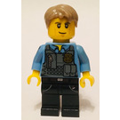 LEGO Chase McCain met Licht Blauw Uniform Minifiguur