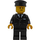 LEGO Chauffeur Minifigur ohne Seitenlinien