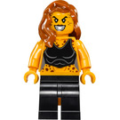 LEGO Cheetah with Dark Orange Hair  Minifigure