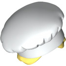 LEGO Chef Hat with Bright Light Yellow Hair