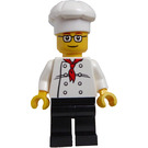 LEGO Chef с Черно Панталони и Очила Минифигурка