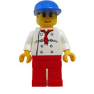 LEGO Chef met Blauw Pet minifiguur