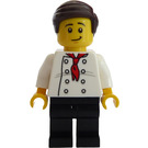 LEGO Chef med Hår Minifigur