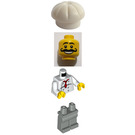 LEGO Chef with Red Scarf and 8 Buttons Vest and Light Gray Legs Minifigure