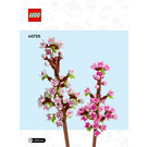 LEGO Kirsche Blossoms 40725 Instructions