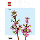 LEGO Cherry Blossoms 40725 Instructies