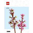 LEGO Cherry Blossoms Set 40725 Instructions