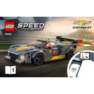 LEGO Chevrolet Corvette C8.R Race Car and 1968 Chevrolet Corvette 76903 Instructies