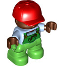 LEGO Barn Figur med Keps Boy Duplo figur