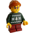 LEGO Barn - Pige med Holiday Sweater Minifigur