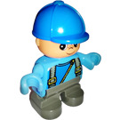 LEGO Kind met Blauw Pet Duplo-figuur