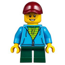 LEGO Child with Dark Azure Sweater and Cap Minifigure