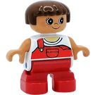 LEGO Child with Red Overalls