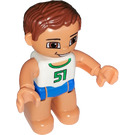 LEGO Barn med Swim Trunks Duplo-figur