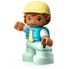 LEGO Kind mit Gelb Hut Duplo-Figur