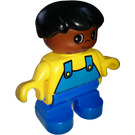 LEGO Child avec Jaune Haut et Bleu Overalls