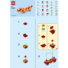 LEGO Chinese Dragon Set 40395 Instructions