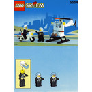 LEGO Chopper Cops Set 6664 Instructions