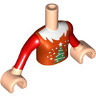 LEGO Christina Torso, with Christmas Tree and Snow Pattern (92456)