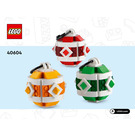 LEGO Christmas Decor Set 40604 Instructions