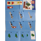 LEGO Christmas Scene Magnet 853353 Instrukce