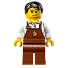 LEGO Christmas Train Ride Barista Minifigure