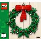 LEGO Christmas Wreath 2-in-1 40426 Instructions