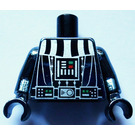 LEGO Chroom zwart Chrome Zwart Darth Vader Torso (973)