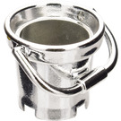 LEGO Chrome Silver Bucket with Handle