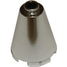 LEGO Chrome Silver Cone 2 x 2 x 2 (Open Stud) (3942 / 14918)