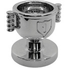 LEGO Chrome Silver Duplo Trophy Cup with "1" with Open Handles (40553)