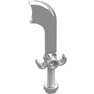 LEGO Chrom Silber Minifig Schwert Scimitar (43887 / 48693)