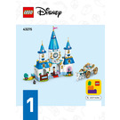 LEGO Cinderella's Castle & Horse Carriage Set 43275 Instructions