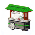 LEGO Cities of Wonders - Singapore: Eten Cart COWS-1