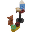 LEGO City Adventskalender 2023 60381-1 Subset Day 20 - Food for Santa and Dog