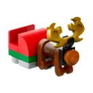 LEGO City Advent Calendar 2024 60436-1 Subconjunto Day 18 - Reindeer and Sleigh