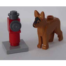 LEGO City Advent Calendar 4428-1 Teilmenge Day 18 - Dog with Fire Hydrant