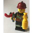 LEGO City Advent Calendar 60024-1 Teilmenge Day 10 - Firefighter Female with Tools