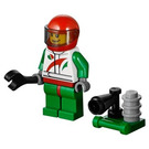 LEGO City Advent Calendar 60024-1 Teilmenge Day 15 - Race Car Driver with Accessories