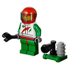 LEGO City Adventskalender 60024-1 Subset Day 15 - Race Car Driver with Accessories