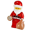 LEGO City Advent Calendar 60063-1 Teilmenge Day 24 - Santa with Bag and Cookie