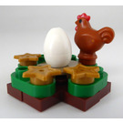 LEGO City Advent Calendar Set 60352-1 Subset Day 13 - Festive Nest with Chicken and Egg