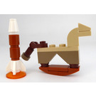 LEGO City Advent kalender 60352-1 Subset Day 18 - Rocking Horse and Toy Rocket