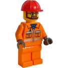 LEGO City Bearded Construction Worker Minifigure