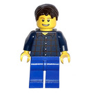 LEGO City Uomo con Plaid Maglietta Minifigure